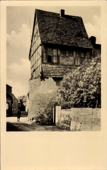 Postcard Güstrow in Mecklenburg, historical building, Armenünderturm, black and white picture