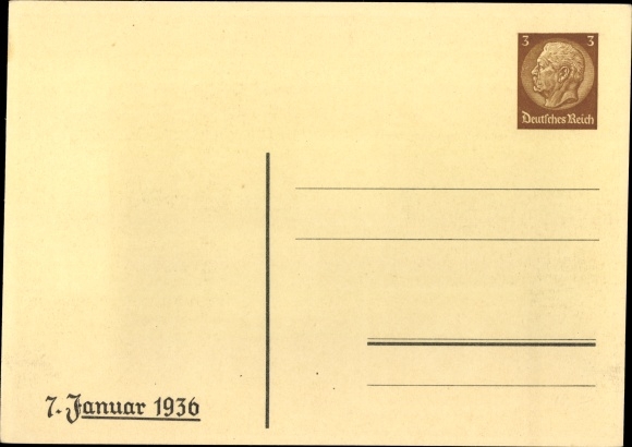 Stamps Postcard 1. Day of the stamp, founding day of the Reich Association of Philatelists
