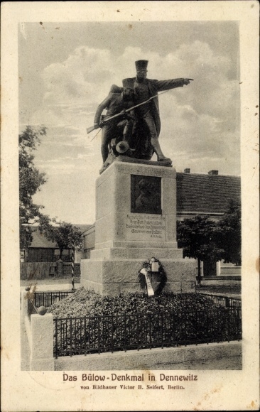 Ak Dennewitz Niedergörsdorf in Brandenburg, Bülowdenkmal