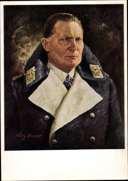 KP artysty Exner, Willy, Reichsmarschall Hermann Göring, portret, Pour le Mérite