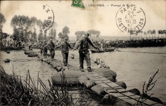 CPA Le Vaudreuil Eure, Passage de Rivière