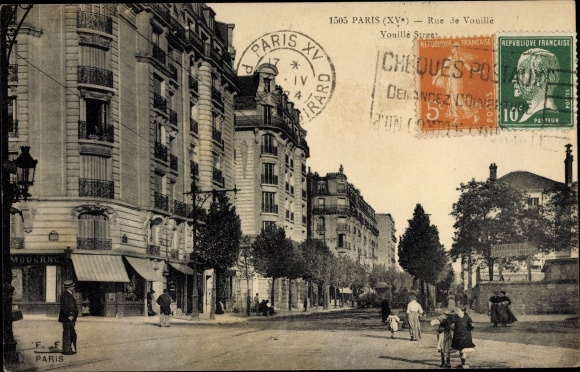 Ansichtkaart Parijs XV Vaugirard, Rue de Vouillé