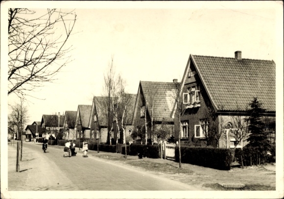 Ak Horst in Holstein, straatgedeelte, woongebouwen