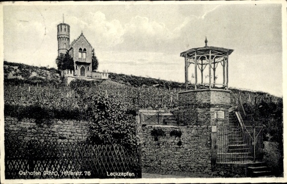 Ak Osthofen in Rheinhessen, Hitlerstraße 76, Leckzapfen