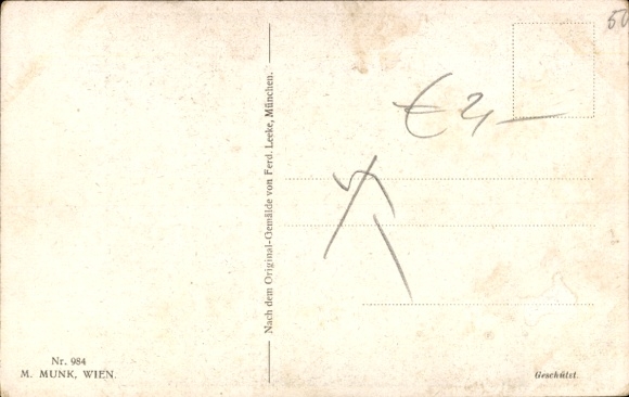 Artist Postcard Leeke, Ferd., Die Meistersinger, Richard Wagner cycle