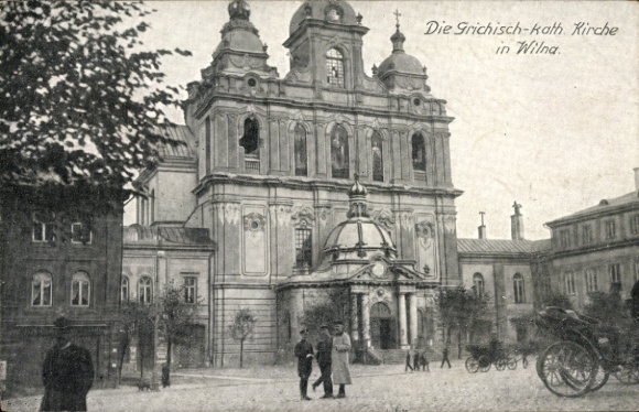 Postcard Vilnius Vilnius Lithuania, Greek Catholic Church