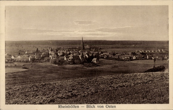 Postcard Rheinböllen in the Hunsrück, general view
