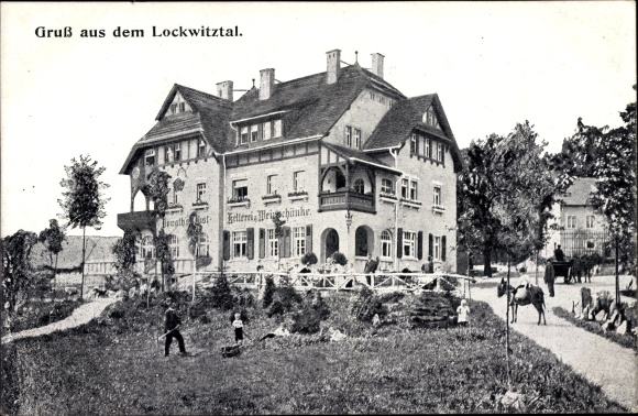 PC Dresden Southeast Lockwitz, Donath&#39;s winery and wine tavern, donkey
