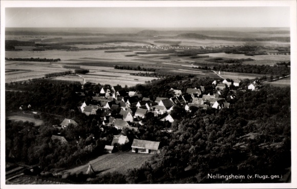 Ak Nellingsheim Neustetten in Württemberg, Fliegeraufnahme