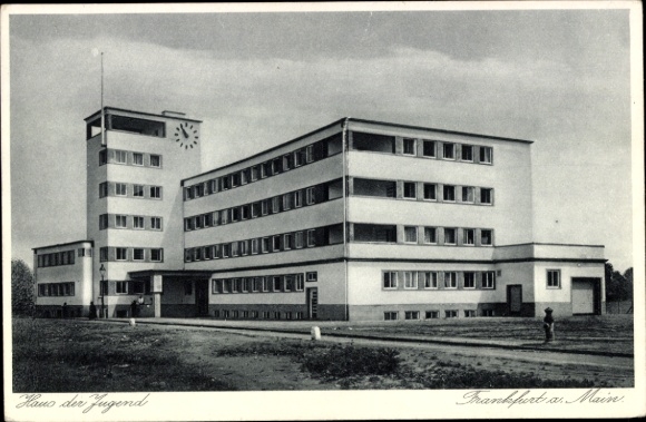 Ak Frankfurt am Main, Jeugdcentrum, Hansa Allee 150