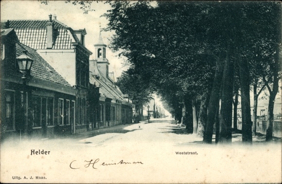 Ak Den Helder Noord-Holland Nederland, Weststraat