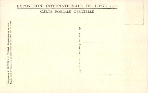 Postcard Liège Liège Wallonia, Exhibition 1930, Palais de l'Agriculture