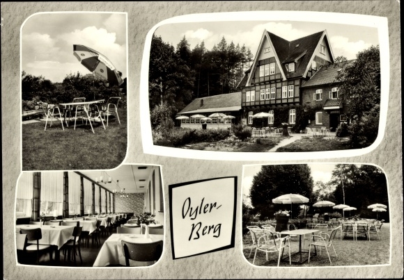 Postcard Oyle Marklohe Lower Saxony, forest restaurant Oyler Berg, inh. Strasbourg