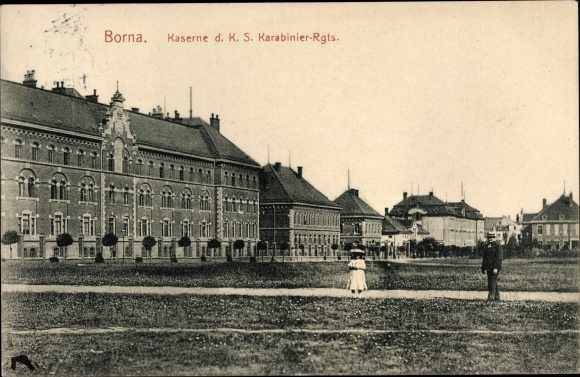 Ak Borna in Sachsen, Kaserne des KS Karabinier Regiments