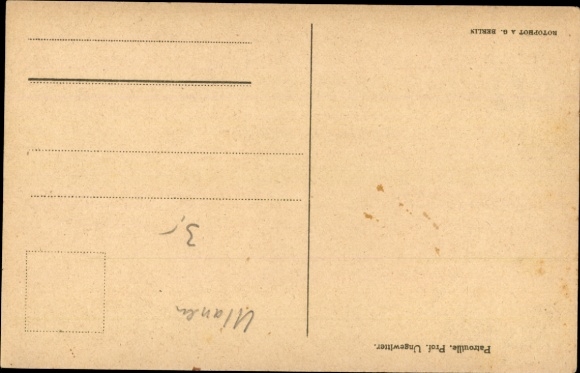 Artysta KP Ungewitter, Hugo, Niemieccy ułani, Zima 1915, Śnieg