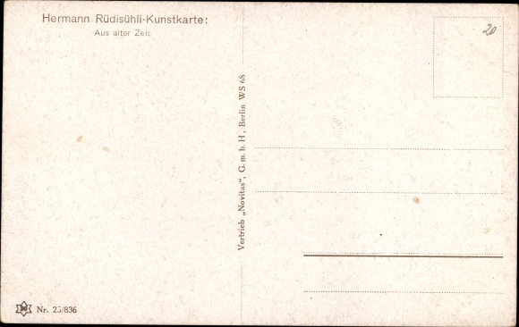 Artist PC Rüdisühli, Hermann, From old times, Sphinx, Novitas 25 836