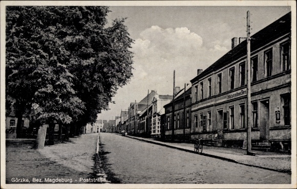 Postcard Görzke im Fläming, Poststraße