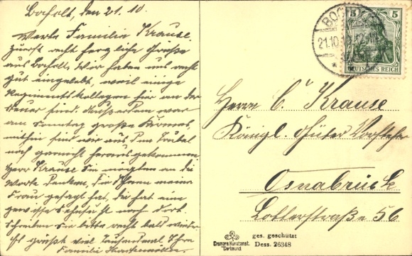 Ak Bocholt im Münsterland, As, Fluss, Häuser