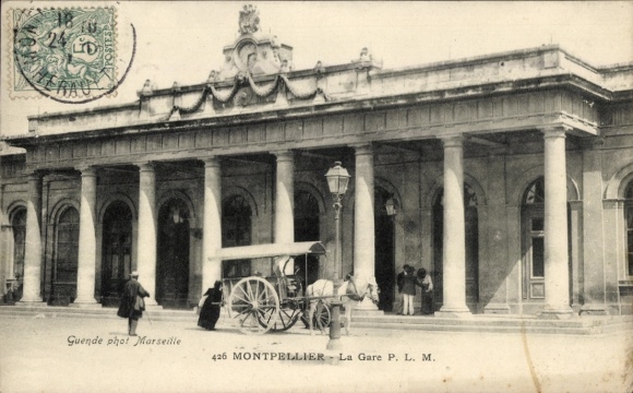 CPA Montpellier Hérault, La Gare