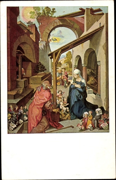 Artist PC Dürer, Nativitas, biblical scene