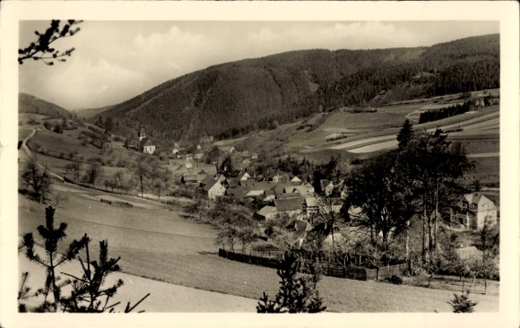 Ak Döschnitz in Thüringen, Gesamtansicht