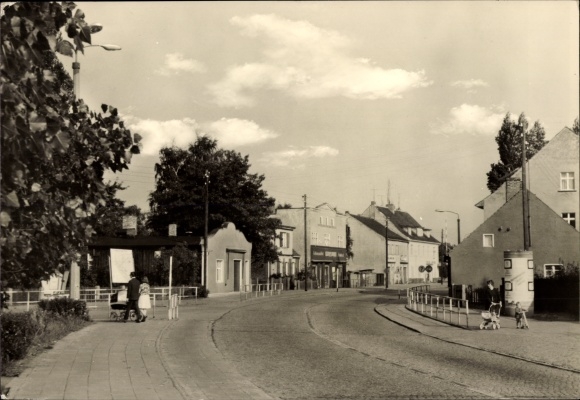 Postcard Premnitz in Havelland, Heinrich-Heine-Strasse