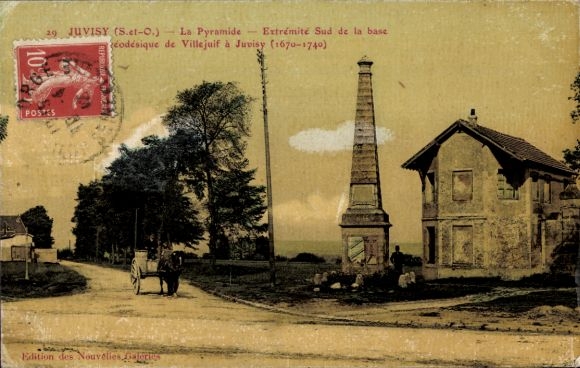 Ak Juvisy Essonne, La Pyramide, Extremite Sud de la base