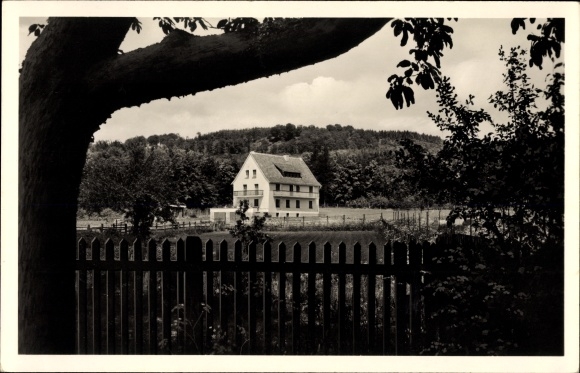 Postcard Hardehausen Scherfede Warburg in the Höxter district, guest house Haus Rehwinkel