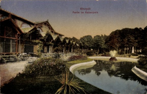 Postcard Rheydt Mönchengladbach in the Ruhr area, party in the Kaiserpark