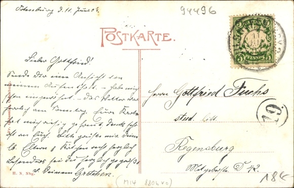 PC Ortenburg Lower Bavaria, Prot. Church, Catholic Church, Market Square, Ortenburg Castle