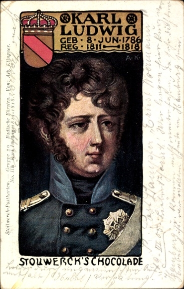 Artysta KP Klingner, Alb., Stollwerck's Chocolate, advertising, Karl Ludwig