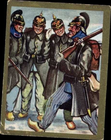 Collector's picture Everything for Germany Picture No. 242, Bootsfranken in the Loire campaign 1870