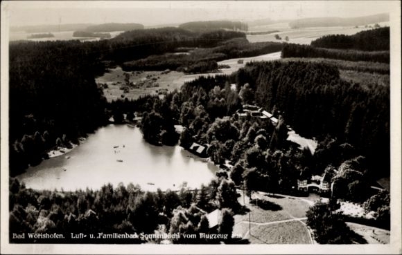 Ak Bad Wörishofen im Unterallgäu, Fliegeraufnahme