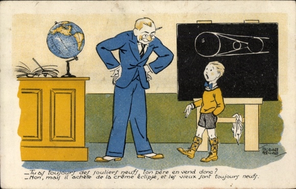 Artysta KP Boy przy tablicy, nauczyciel, szkoła