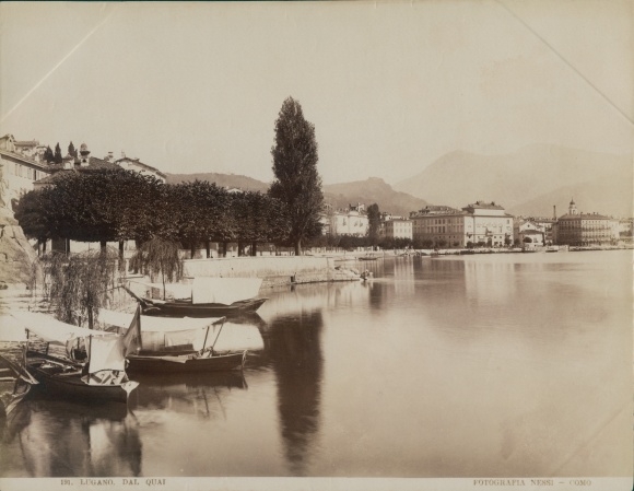 Photo Lugano Kt. Ticino Switzerland, Dal Quai