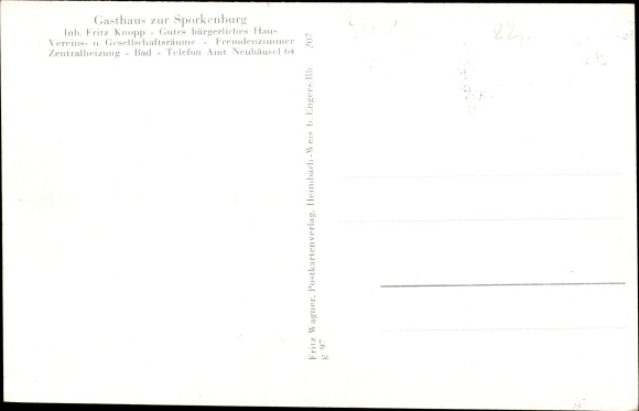 PC Eitelborn Rhineland Palatinate, Inn zur Sporkenburg, owner Fritz Knopp