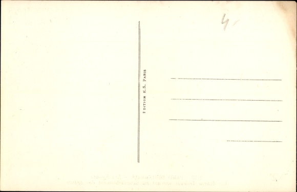Postcard Paris, Souterrain, les egouts, the drague Diderot servant au desensablement des egouts