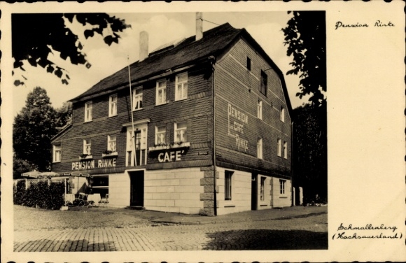 Foto Ak Schmallenberg i. Sauerland, Pension Rinke, Cafe