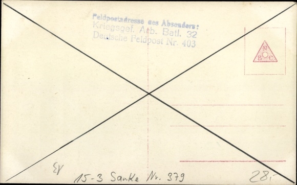 Postcard Lieutenant Max von Mulzer, fighter pilot 1. WW