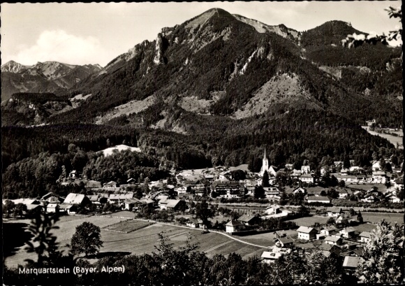 KP Marquartstein w Chiemgau Górna Bawaria, Alpy Bawarskie, Panorama