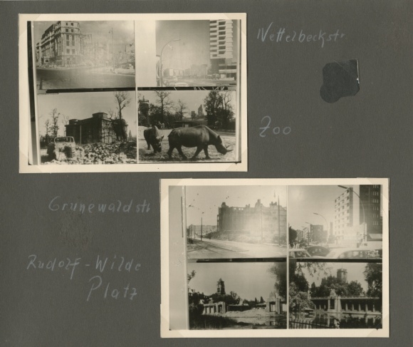 Fotos Berlin, Nettelbeckstraße, Zoo, Grunewaldstraße, Rudolf Wilde Platz, Zerstörung 2. WK