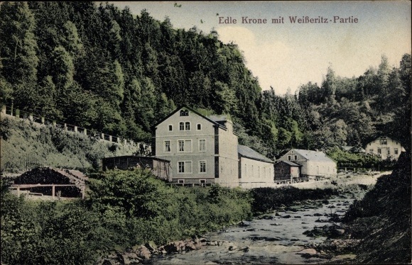 PC noble crown Klingenberg in the Ore Mountains, Weisseritz part