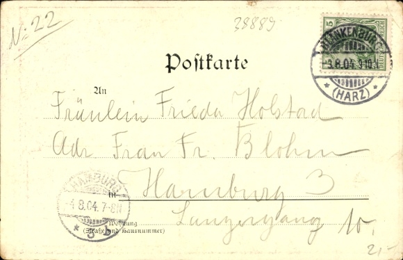 Artist Postcard Bahndorf, Heribert, Blankenburg Saxony Anhalt, Ruin Regenstein, View and Heimburg