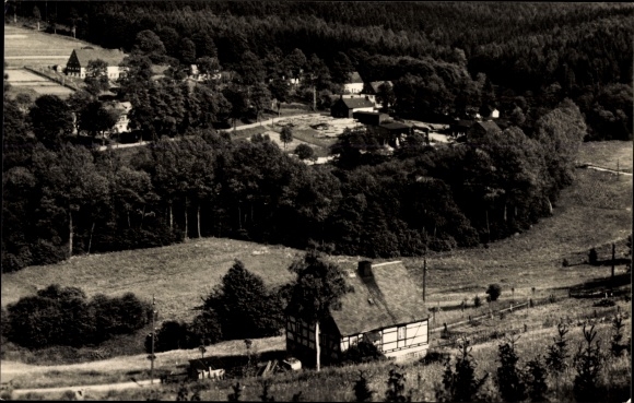 Postcard Königswalde in the Ore Mountains, Brettmühle