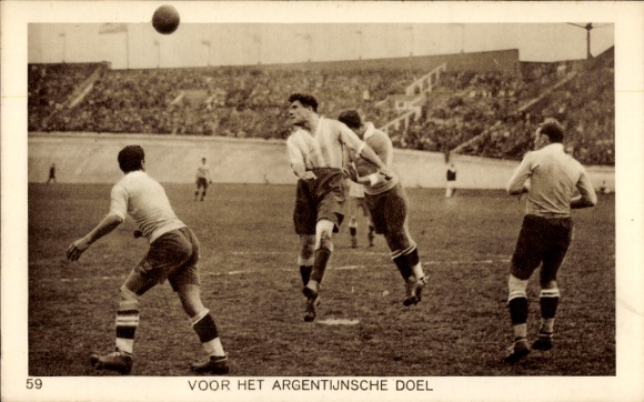 PC Amsterdam, Olympic Games 1928, football, Argentina