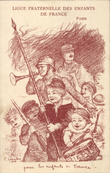 Artysta KP Ligue Fraternelle des Enfants de France, Dzieci Francji