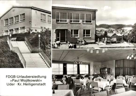 KP Heilbad Heiligenstadt Eichsfeld Turyngia, osiedle wakacyjne FDGB Paul Wojtkowski, budynki, ...