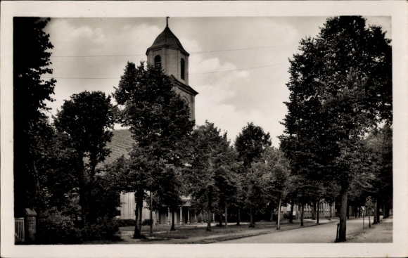 Ak Halbe Kreis Teltow, Kirchstraße, Kirche