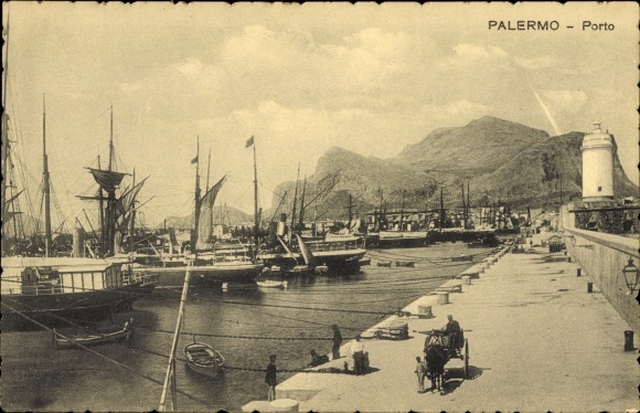 PC Palermo Sicily Sicilia Italy, Porto
