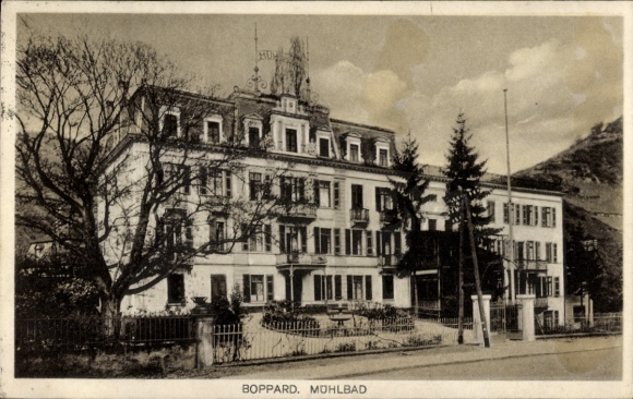 Postcard Boppard am Rhein, Mühlbad